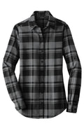 Port Authority LW668 Port Authority Women's Plaid Flannel Tunic
