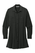 Port Authority LW715 Port Authority Women's Textured Crepe Long Tunic