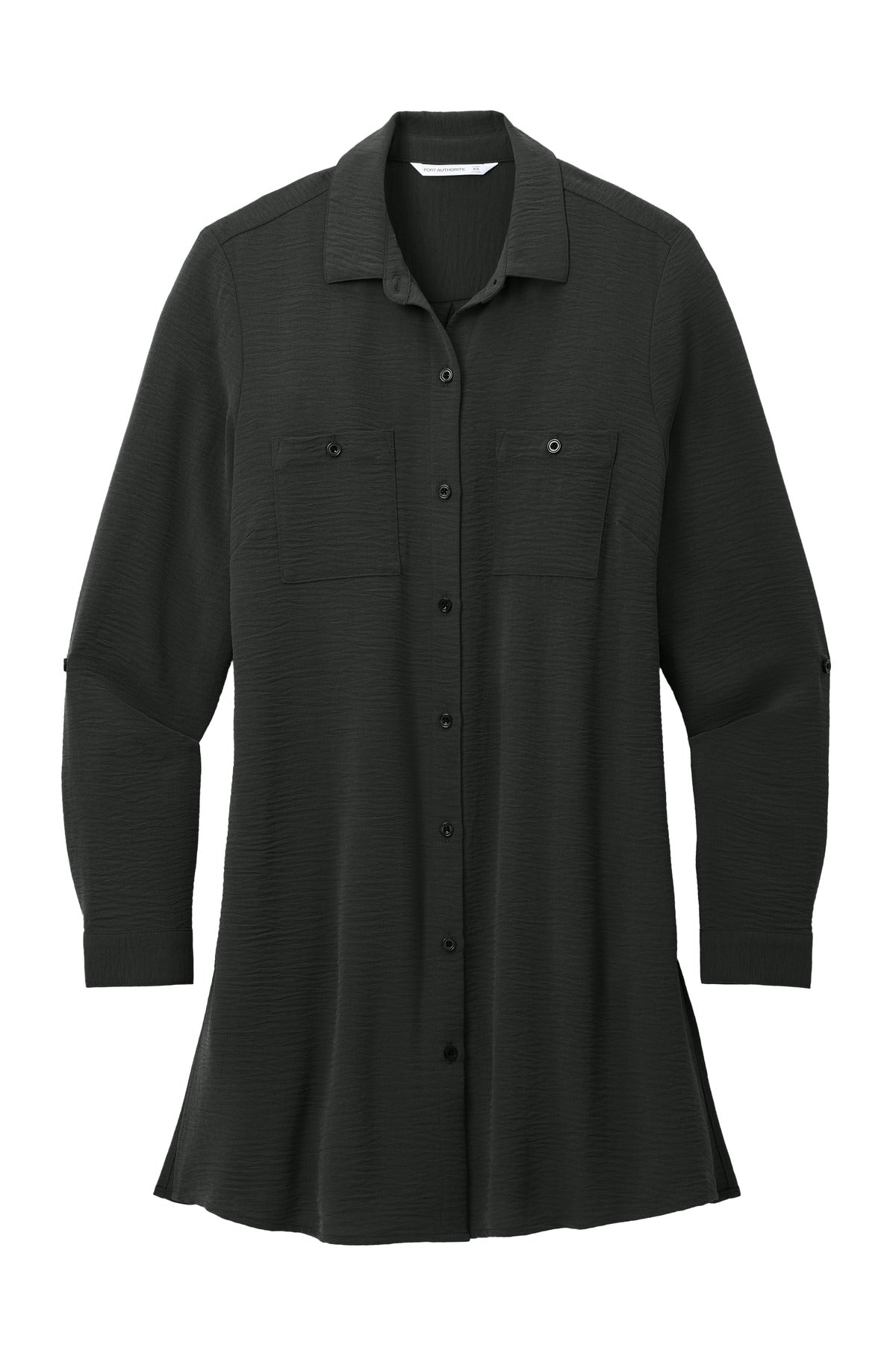 Port Authority LW715 Port Authority Women's Textured Crepe Long Tunic