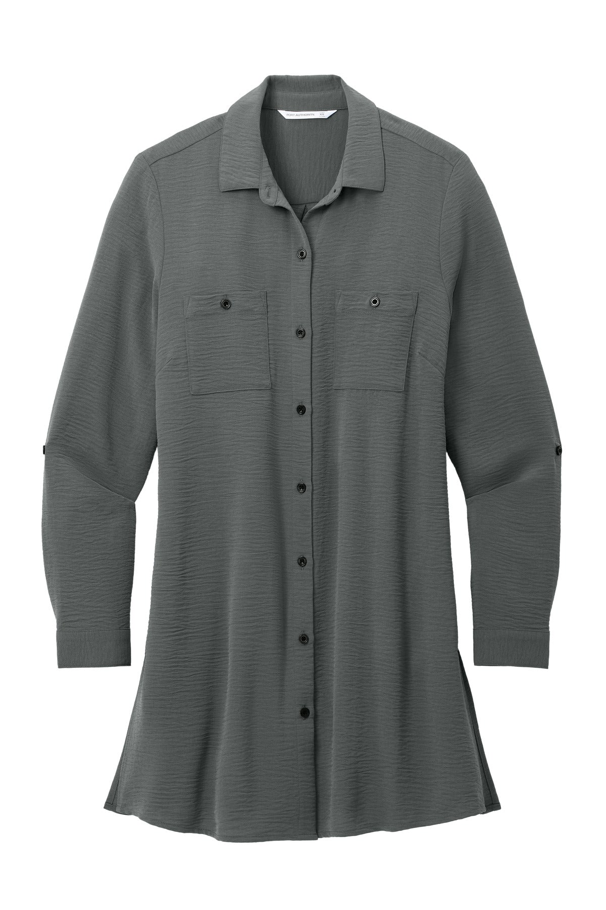Port Authority LW715 Port Authority Women's Textured Crepe Long Tunic