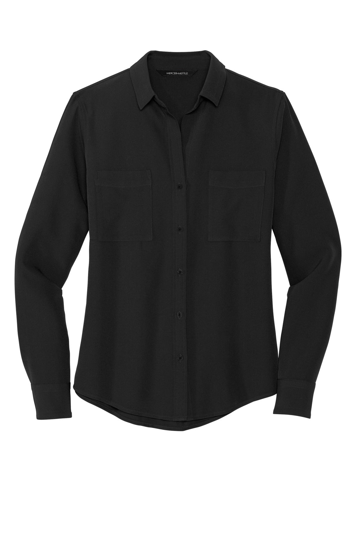 Mercer+Mettle MM2013 DISCONTINUED Mercer+Mettle Women's Stretch Crepe Long Sleeve Camp