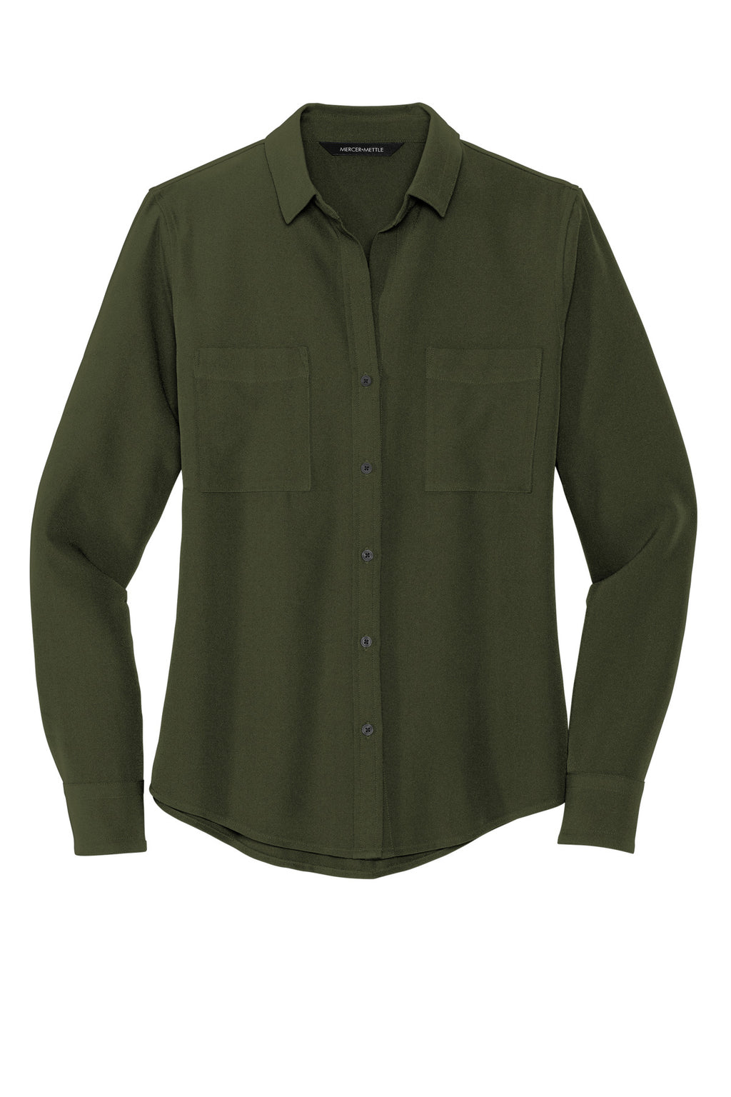 Mercer+Mettle MM2013 DISCONTINUED Mercer+Mettle Women's Stretch Crepe Long Sleeve Camp