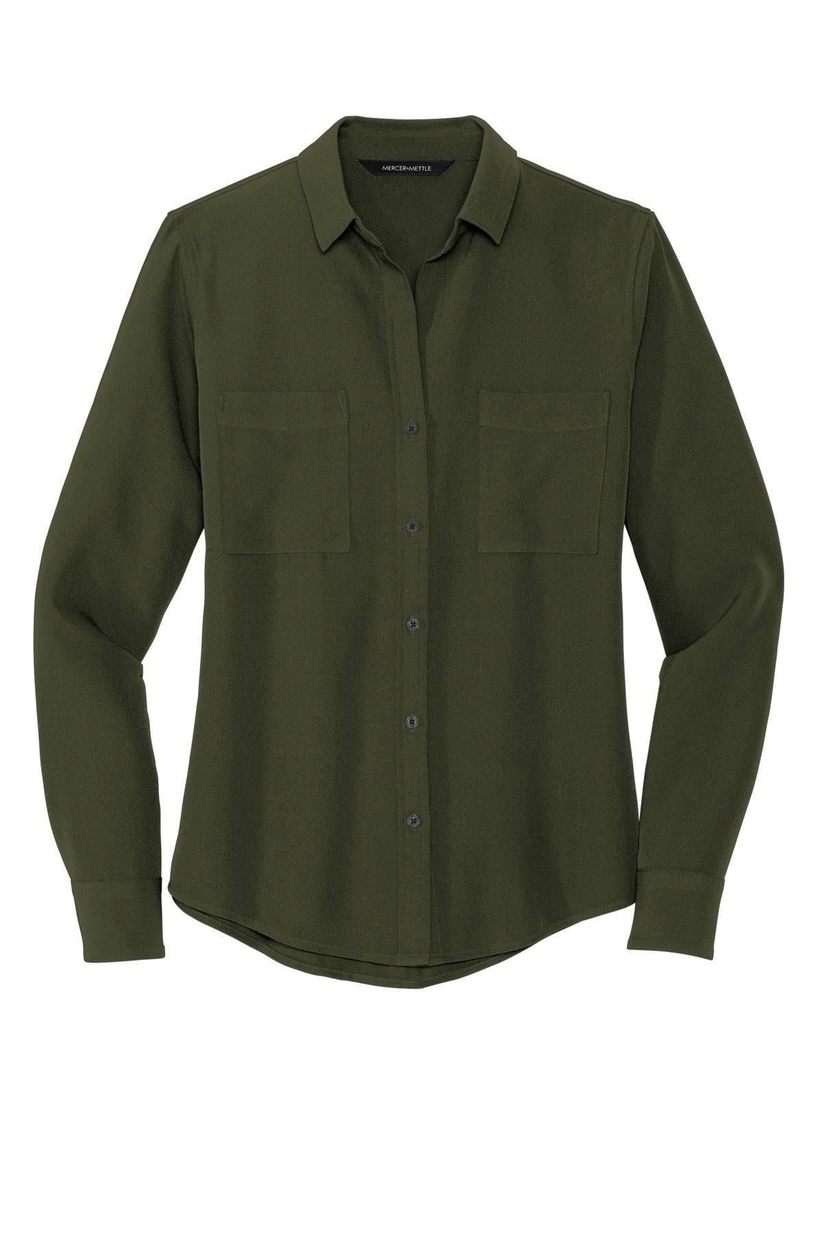 Mercer+Mettle MM2013 DISCONTINUED Mercer+Mettle Women's Stretch Crepe Long Sleeve Camp