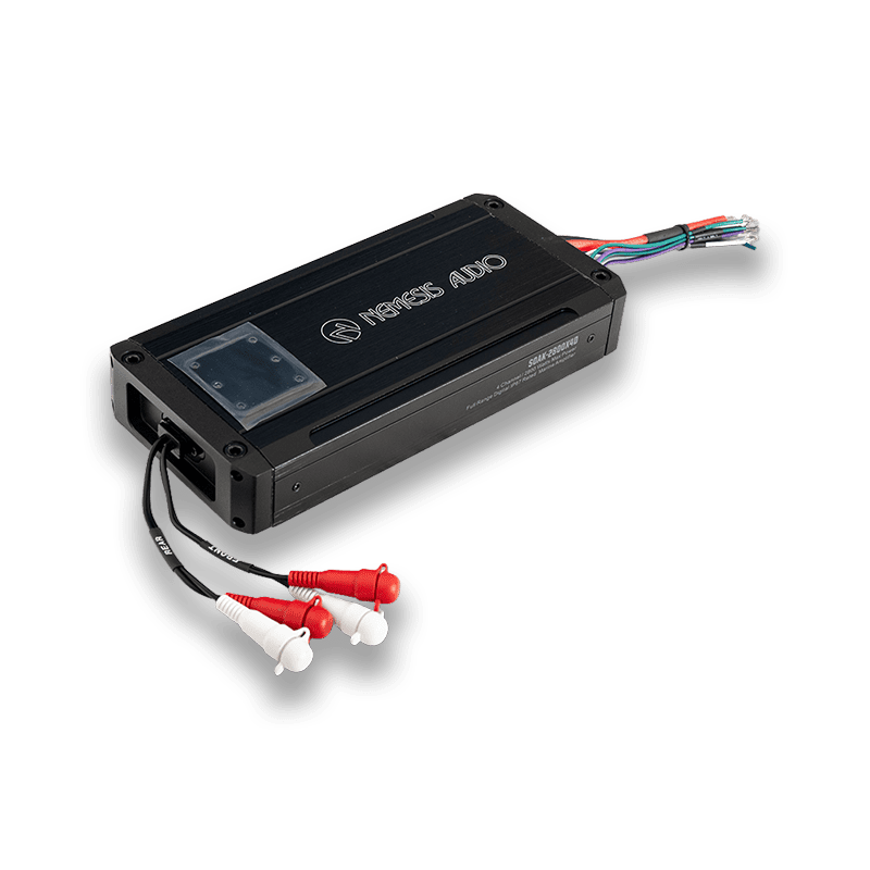 SOAK-2800X4D IP67 Waterproof 4-Channel Marine Amplifier – 2800W Max