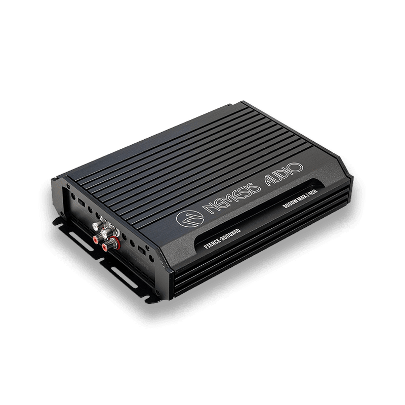 FIERCE-3000X4D 3000W Max 4-Channel High-Efficiency Digital Amplifier
