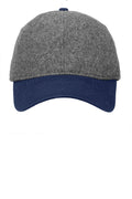 New Era NE206 DISCONTINUED New Era Melton Wool Heather Cap