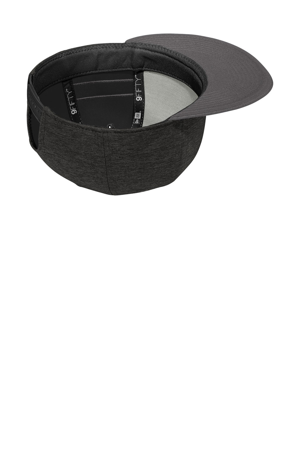 New Era NE408 DISCONTINUED New Era  Shadow Heather Striped Flat Bill Snapback Cap