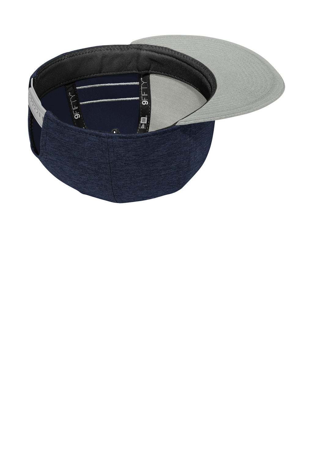 New Era NE408 DISCONTINUED New Era  Shadow Heather Striped Flat Bill Snapback Cap