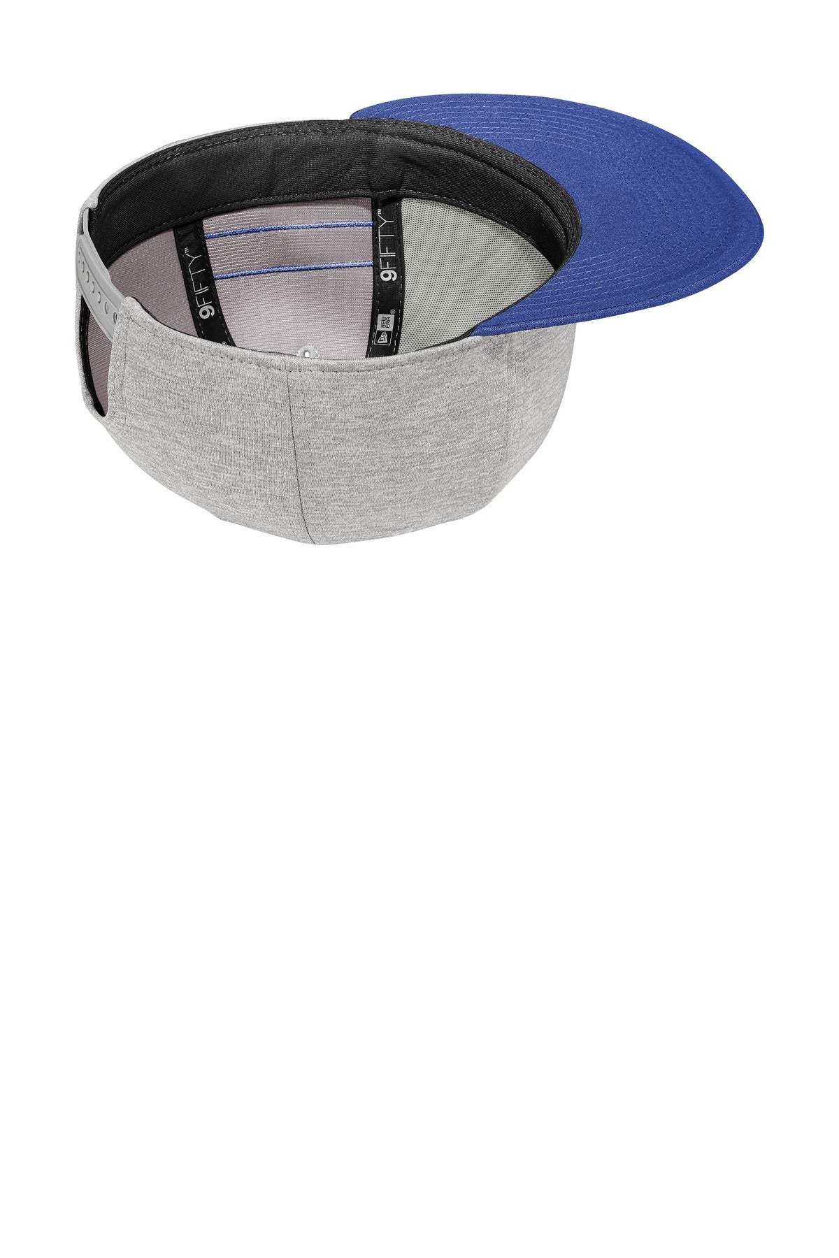 New Era NE408 DISCONTINUED New Era  Shadow Heather Striped Flat Bill Snapback Cap