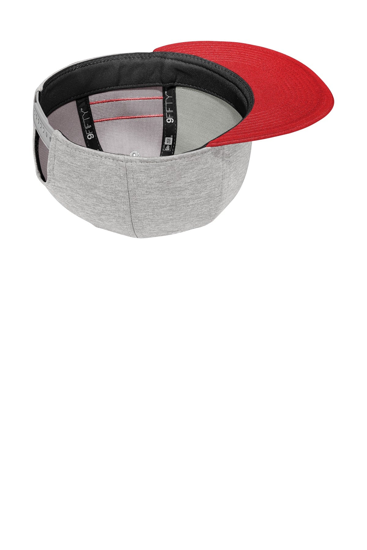 New Era NE408 DISCONTINUED New Era  Shadow Heather Striped Flat Bill Snapback Cap