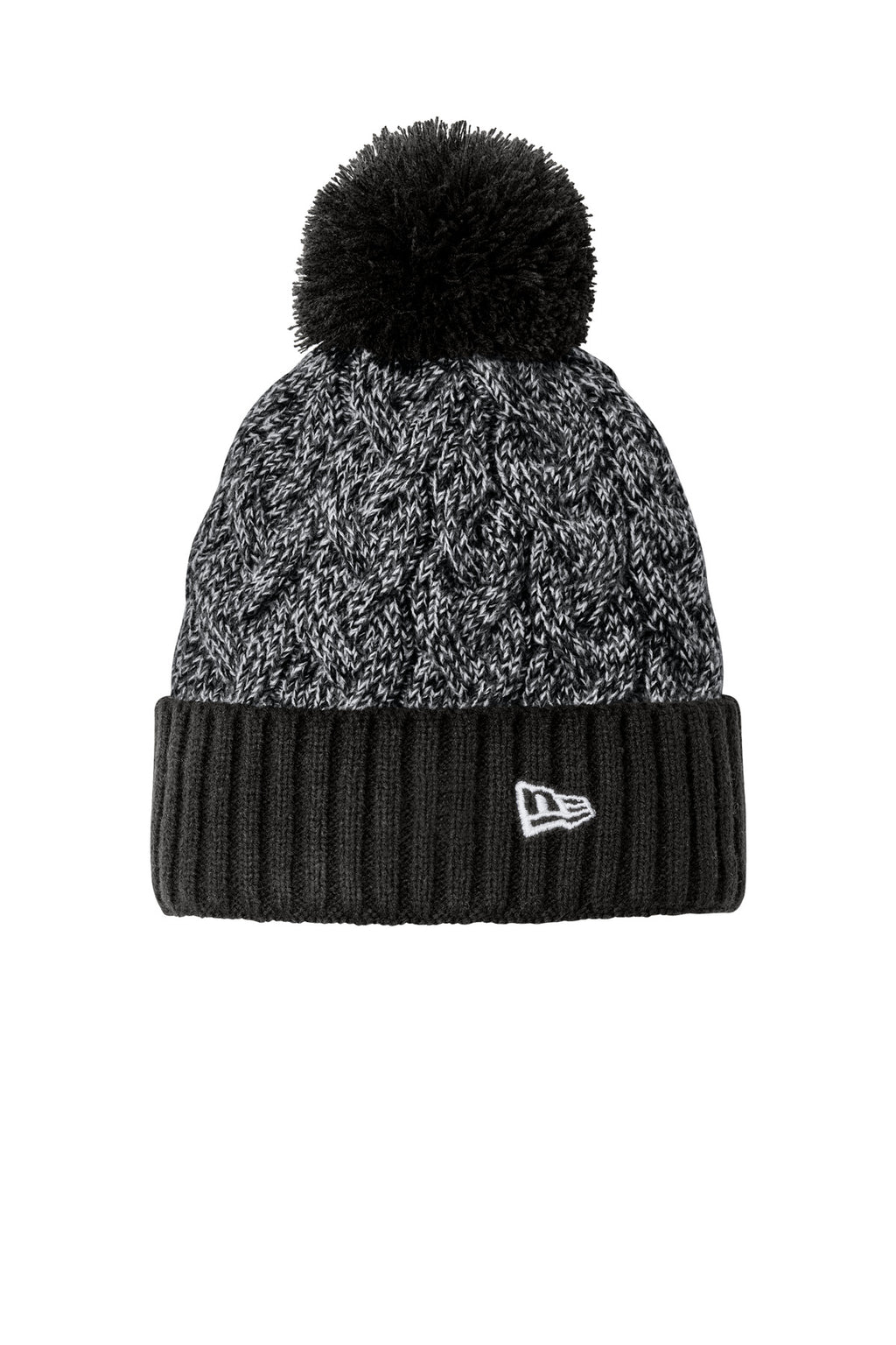 New Era NE910 New Era Marled Knit Pom Beanie