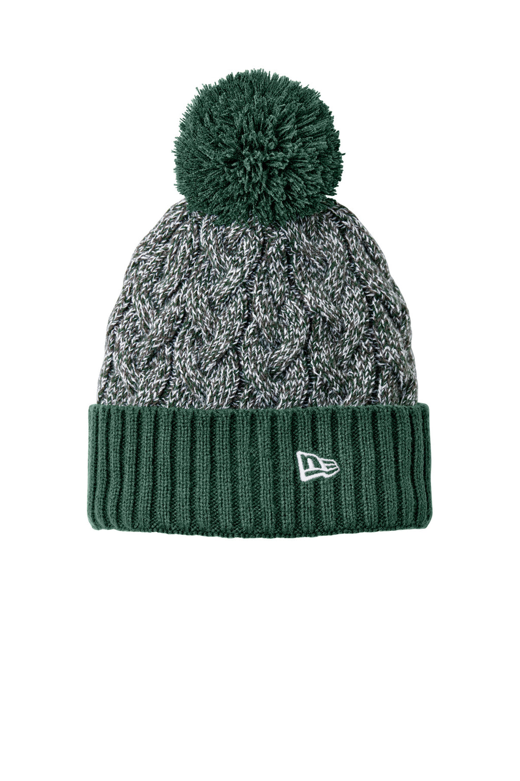 New Era NE910 New Era Marled Knit Pom Beanie
