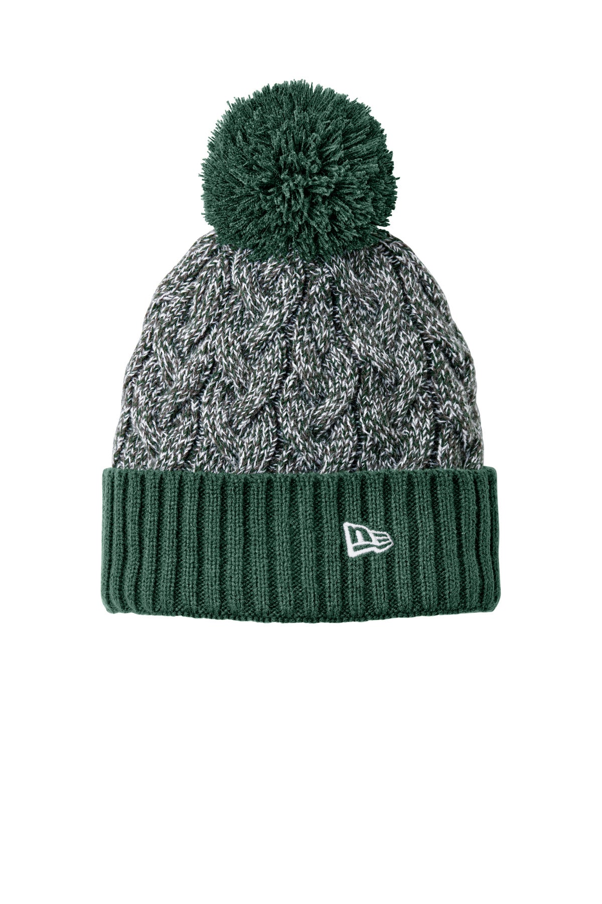 New Era NE910 New Era Marled Knit Pom Beanie