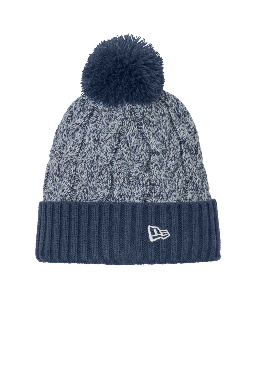 New Era NE910 New Era Marled Knit Pom Beanie