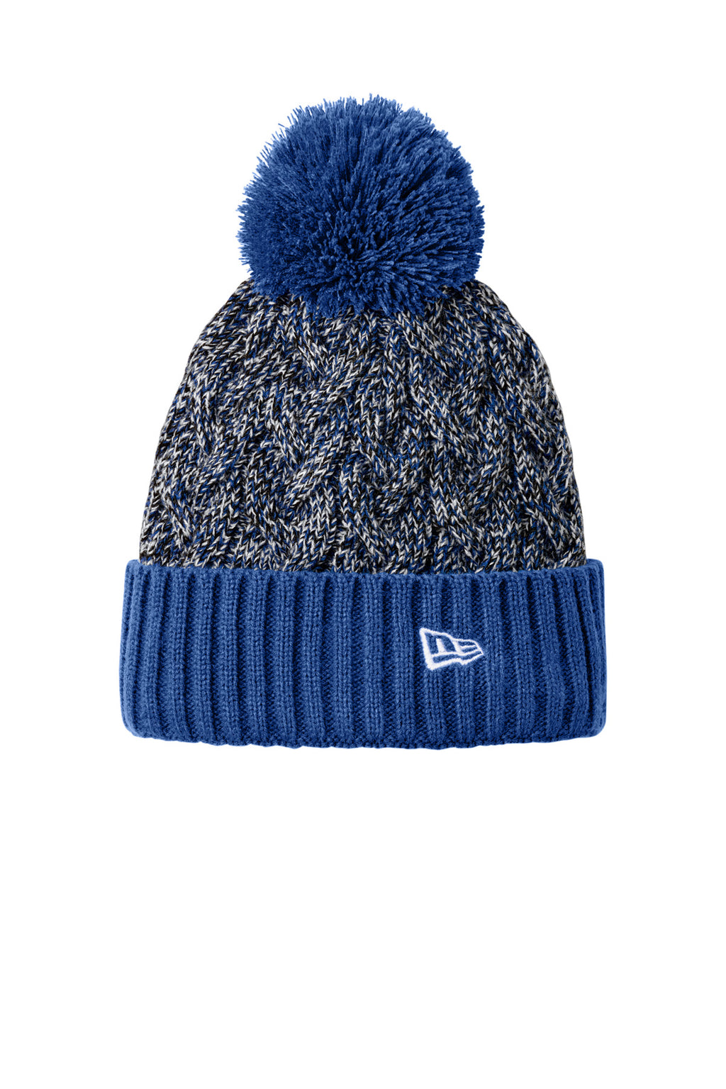 New Era NE910 New Era Marled Knit Pom Beanie