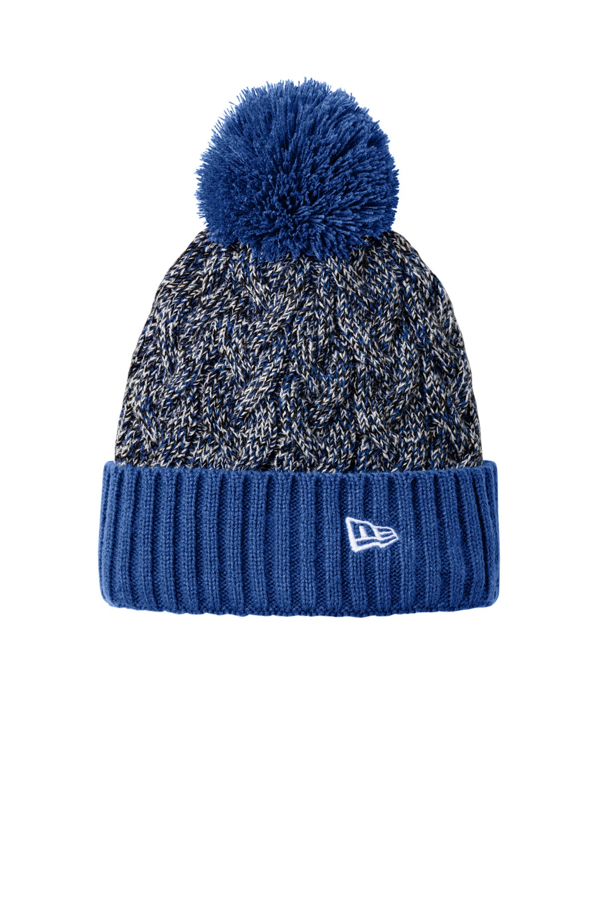 New Era NE910 New Era Marled Knit Pom Beanie
