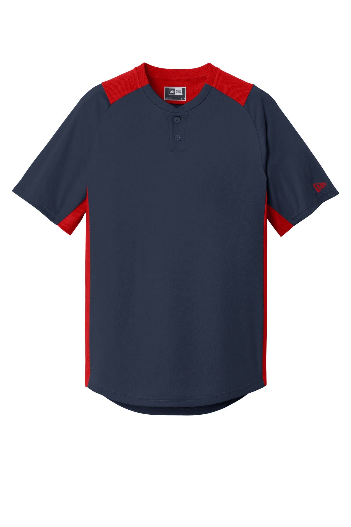 New Era NEA221 Button Jersey