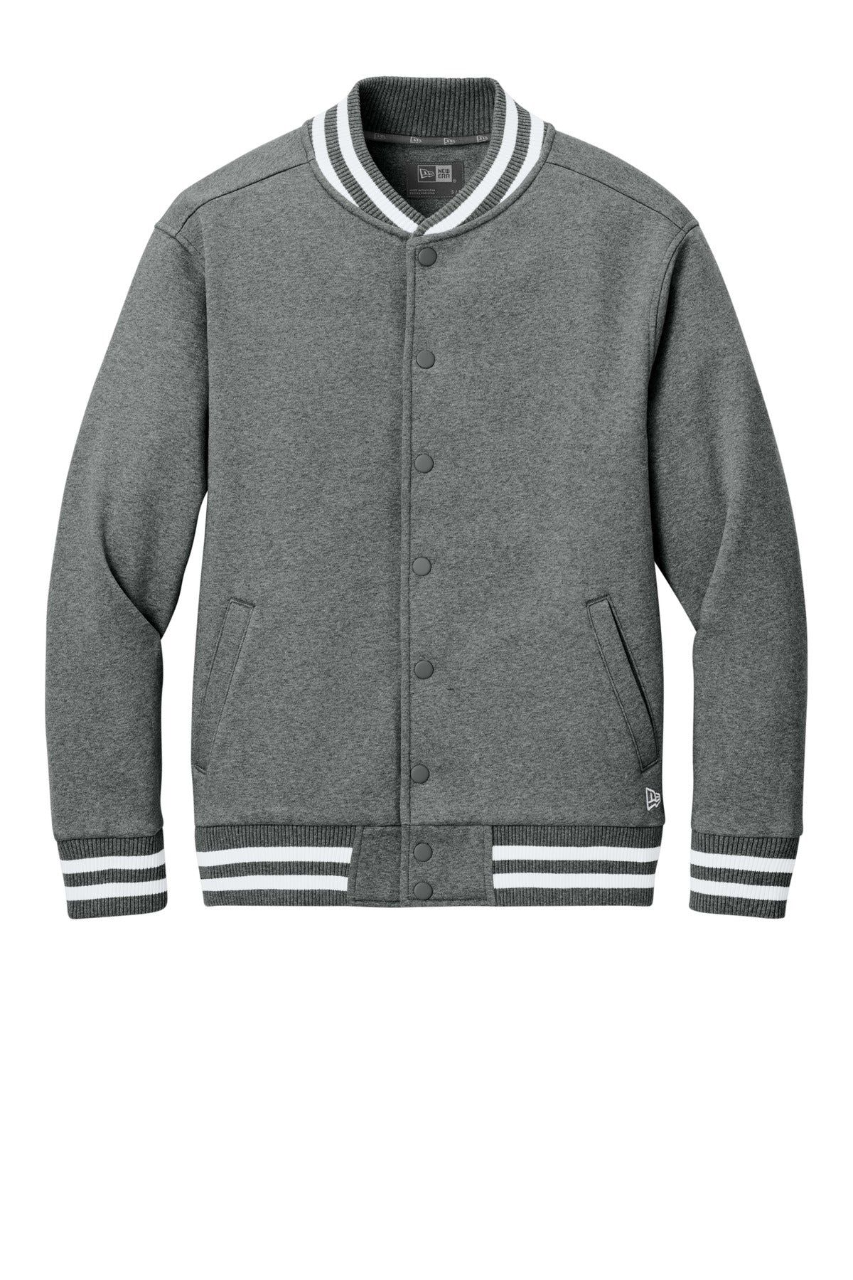 New Era NEA560 New Era Varsity Heavyweight Fleece Jacket