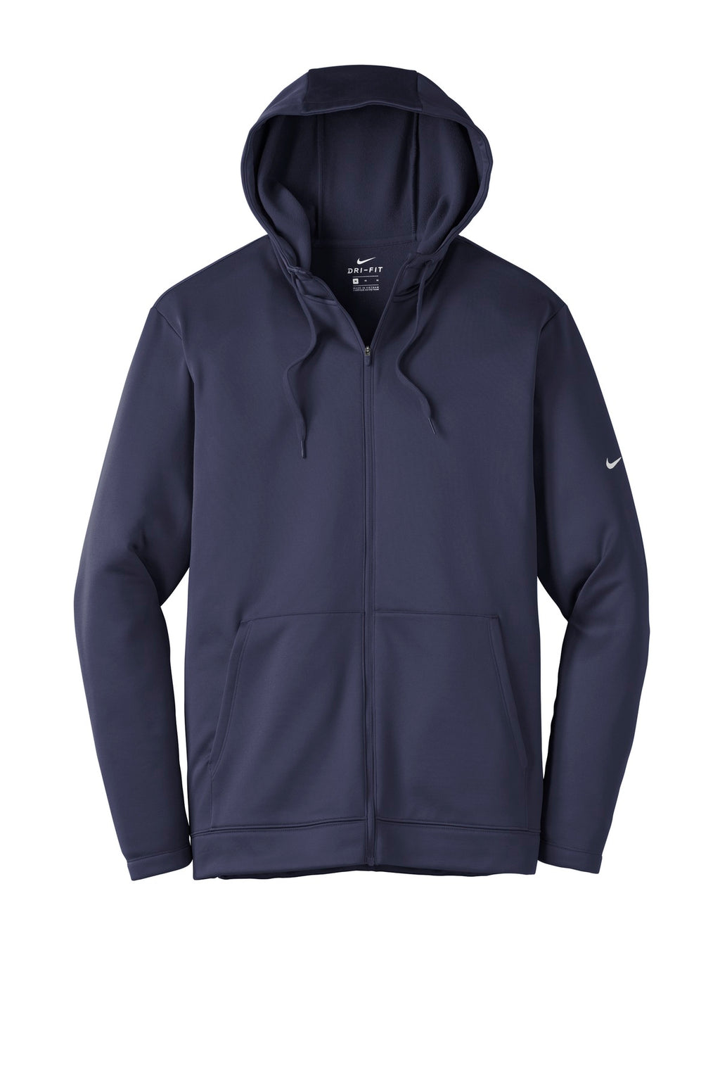 Nike NKAH6259 FIT Full-Zip Fleece Hoodie