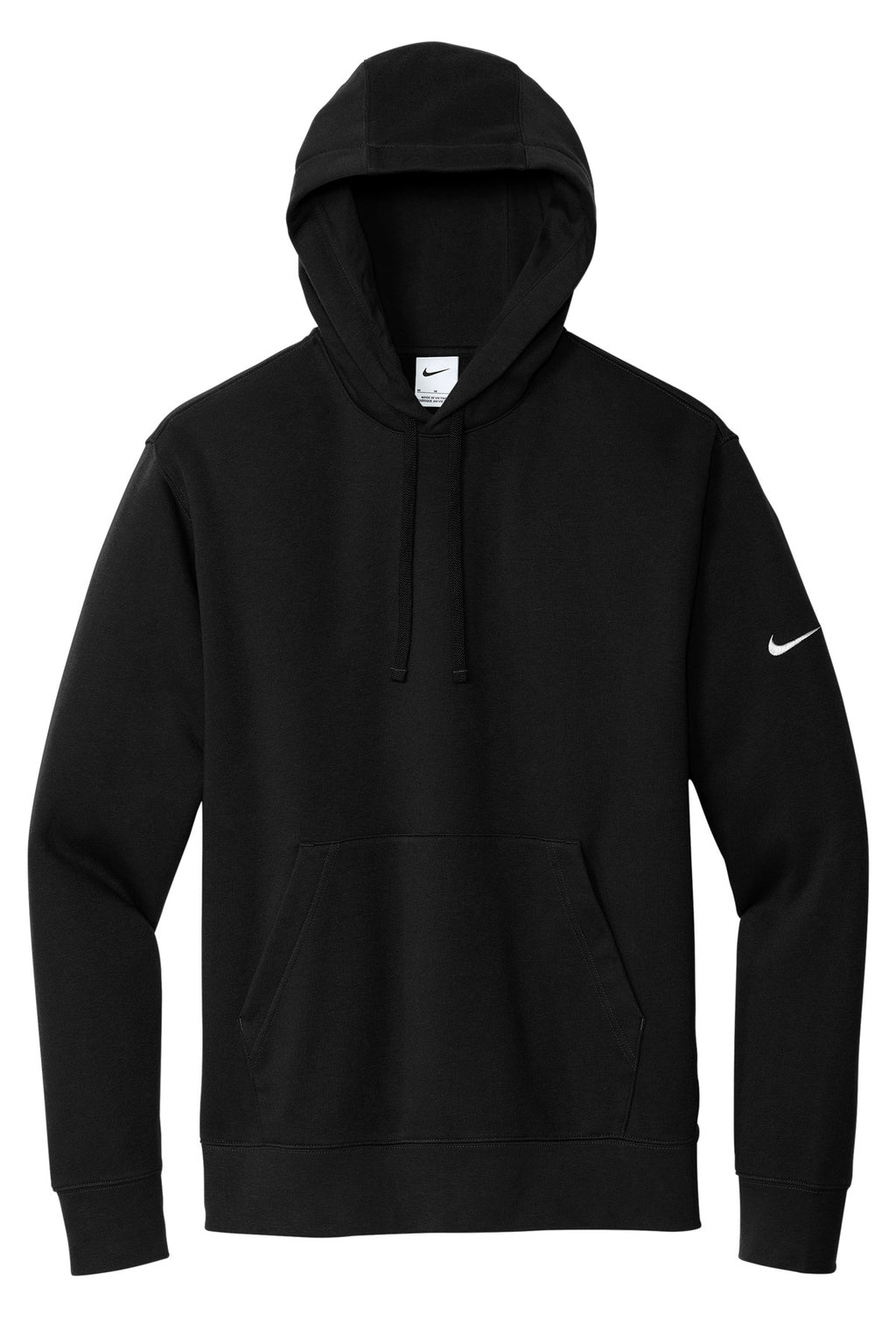 Nike NKDR1499 Nike Club Fleece Sleeve Swoosh Pullover Hoodie