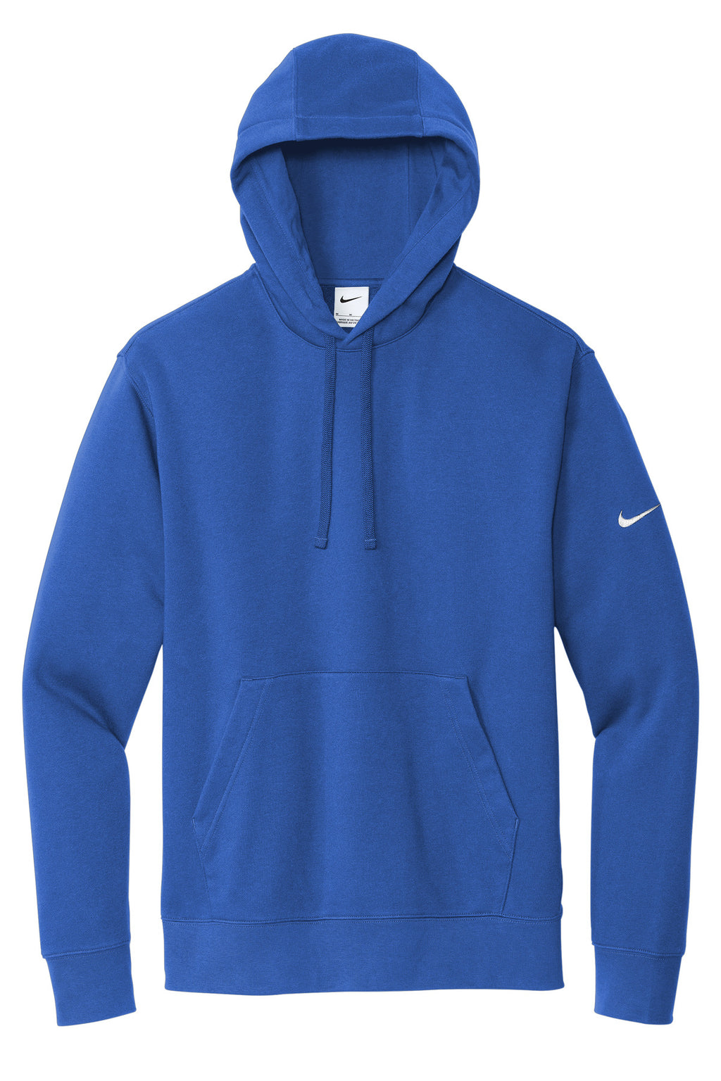 Nike NKDR1499 Nike Club Fleece Sleeve Swoosh Pullover Hoodie