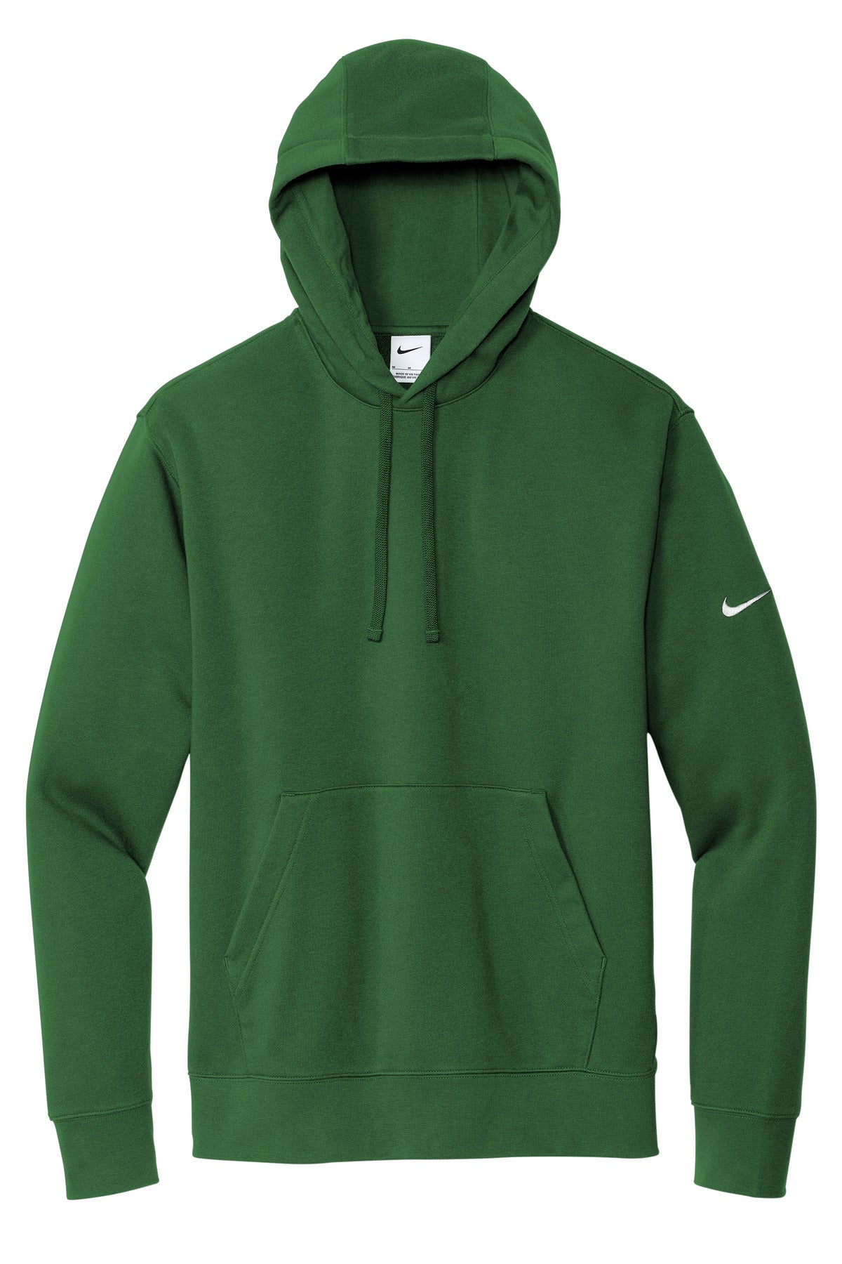 Nike NKDR1499 Nike Club Fleece Sleeve Swoosh Pullover Hoodie