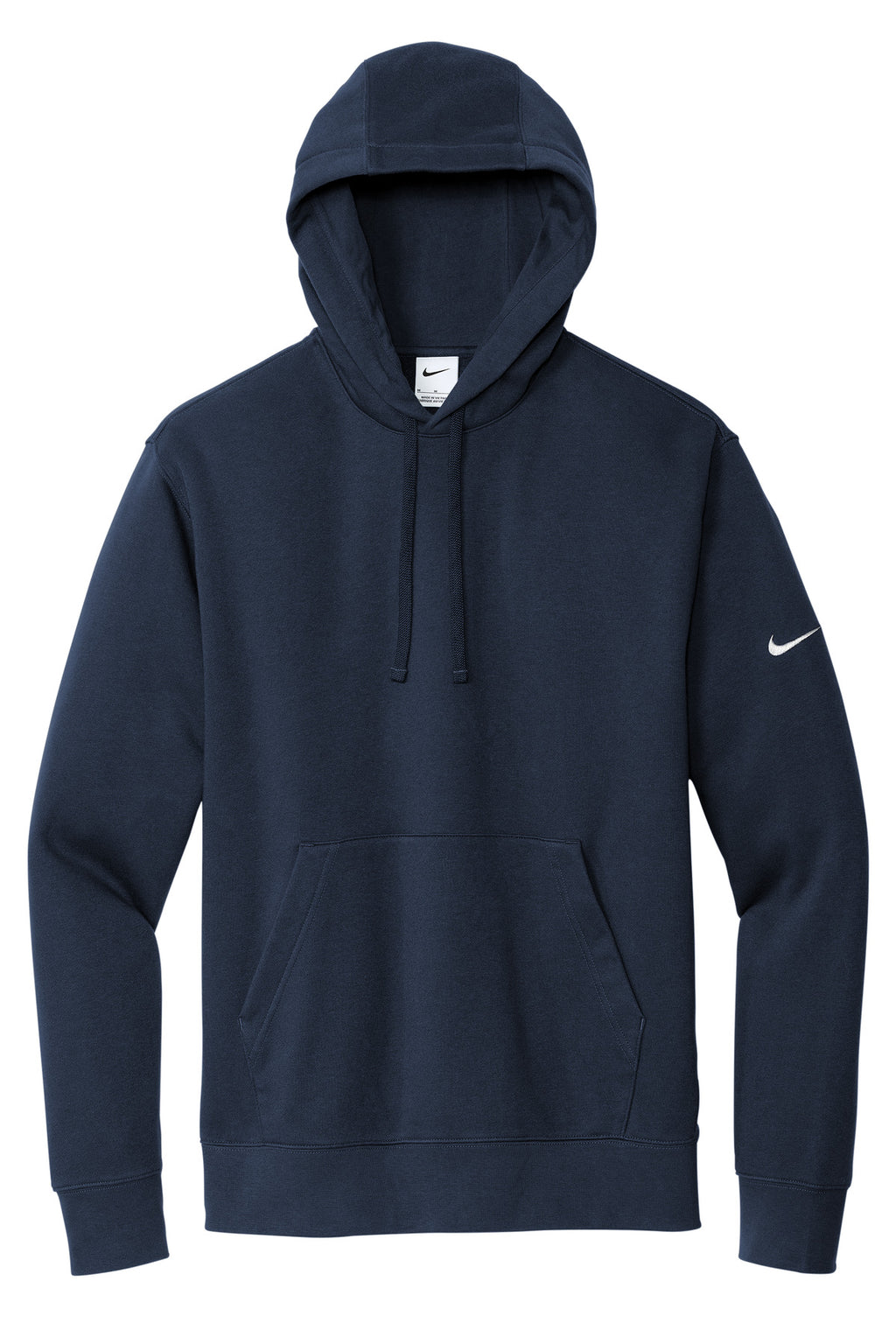 Nike NKDR1499 Nike Club Fleece Sleeve Swoosh Pullover Hoodie