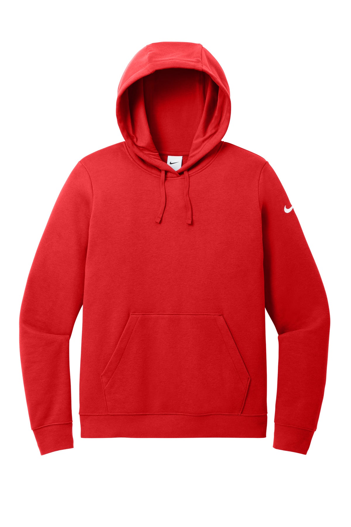 Nike NKFD9889 Nike Women's Club Fleece Sleeve Swoosh Pullover Hoodie
