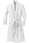 Port Authority R103 Port Authority Checkered Terry Shawl Collar Robe