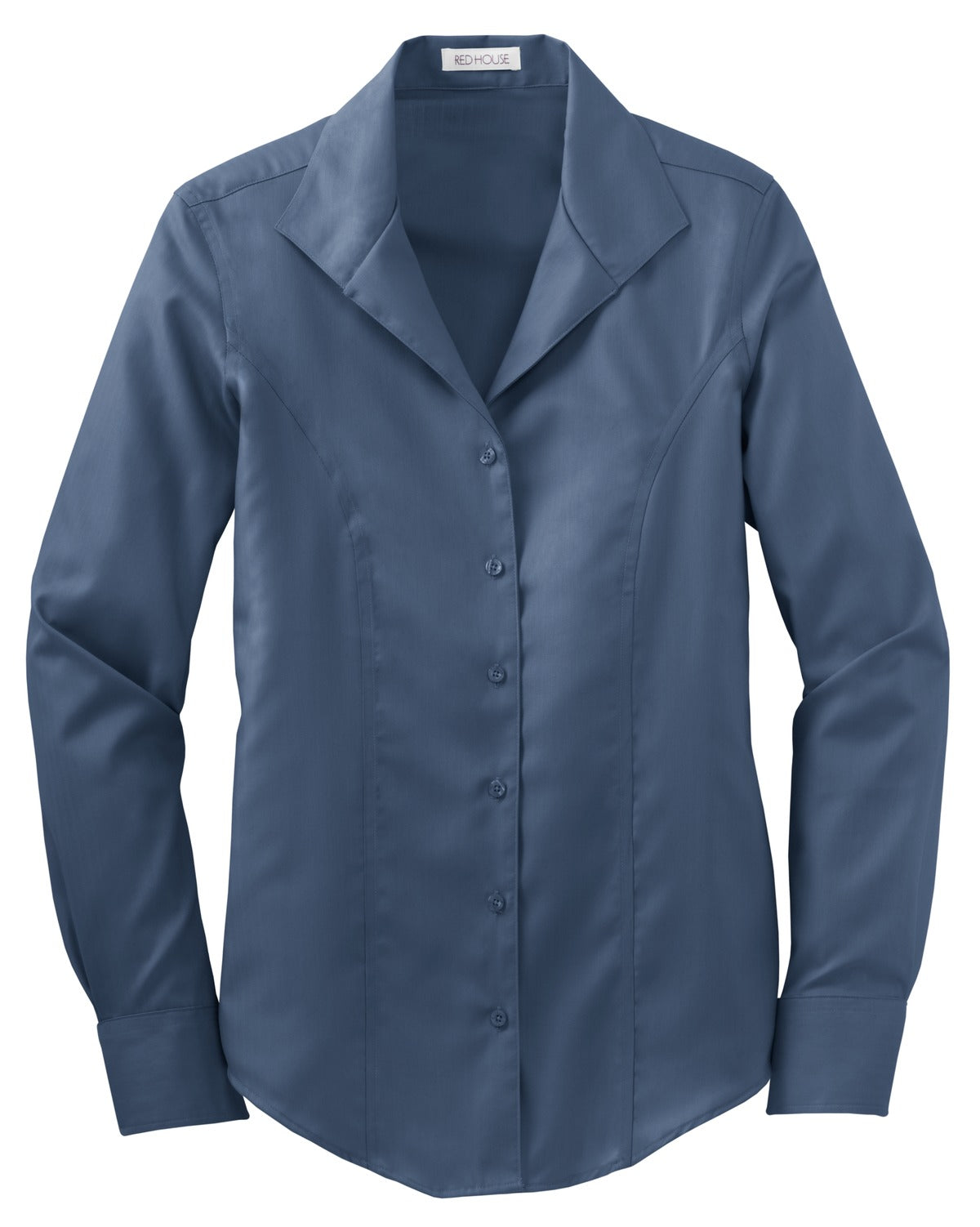 Red House RH48 Ladies Herringbone Non-Iron Button-Down Shirt