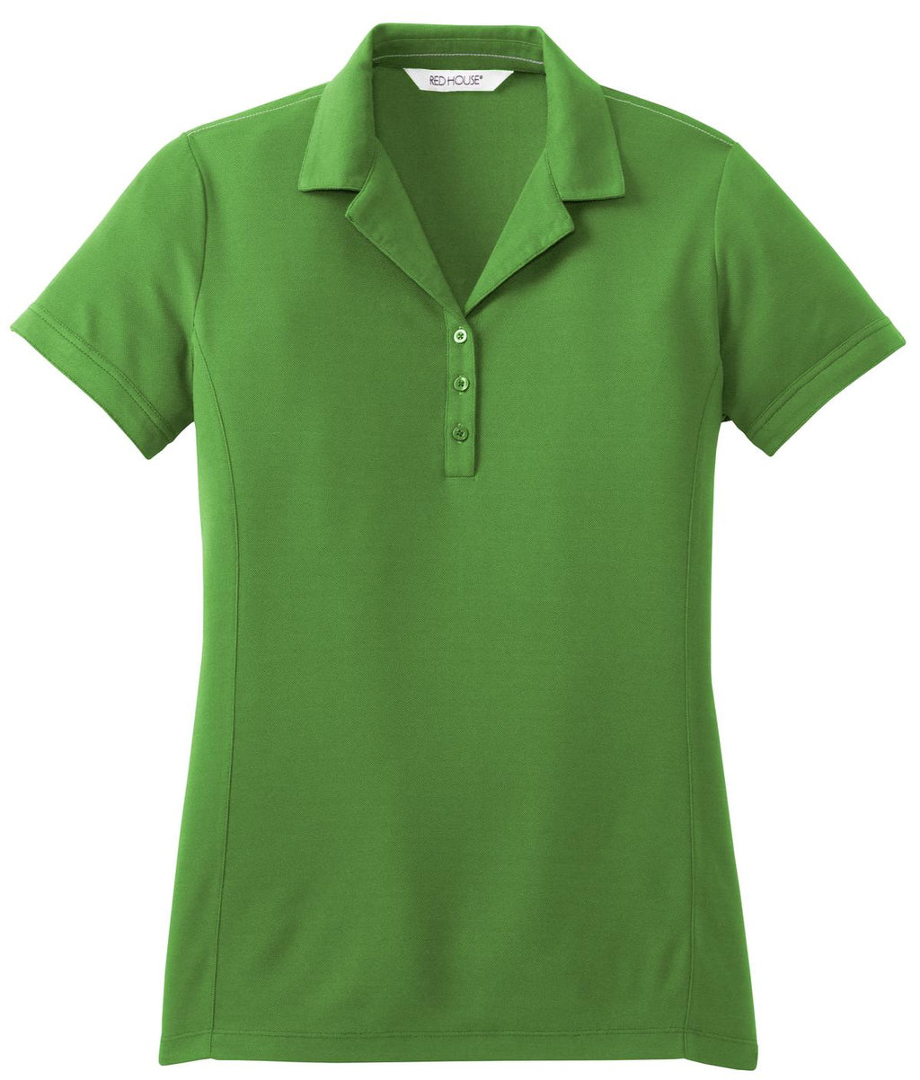 Red House RH50 Ladies Contrast Stitch Performance Pique Polo -