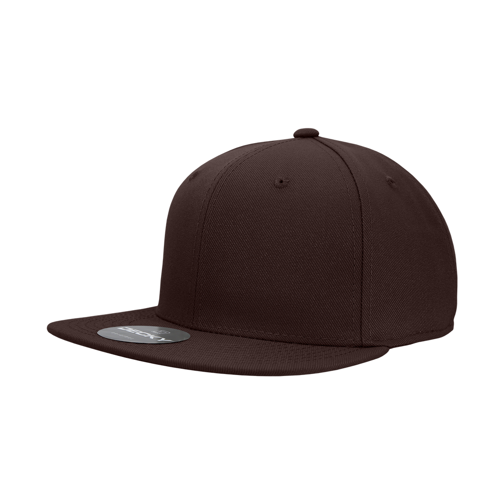 Decky RP1 6 Panel High Profile Structured Acrylic/Polyester Fitted, Aqua