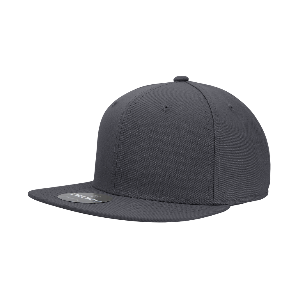 Decky RP1 6 Panel High Profile Structured Acrylic/Polyester Fitted, Aqua