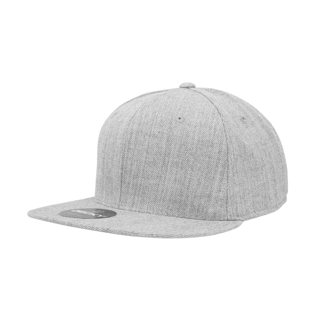 Decky RP1 6 Panel High Profile Structured Acrylic/Polyester Fitted, Aqua