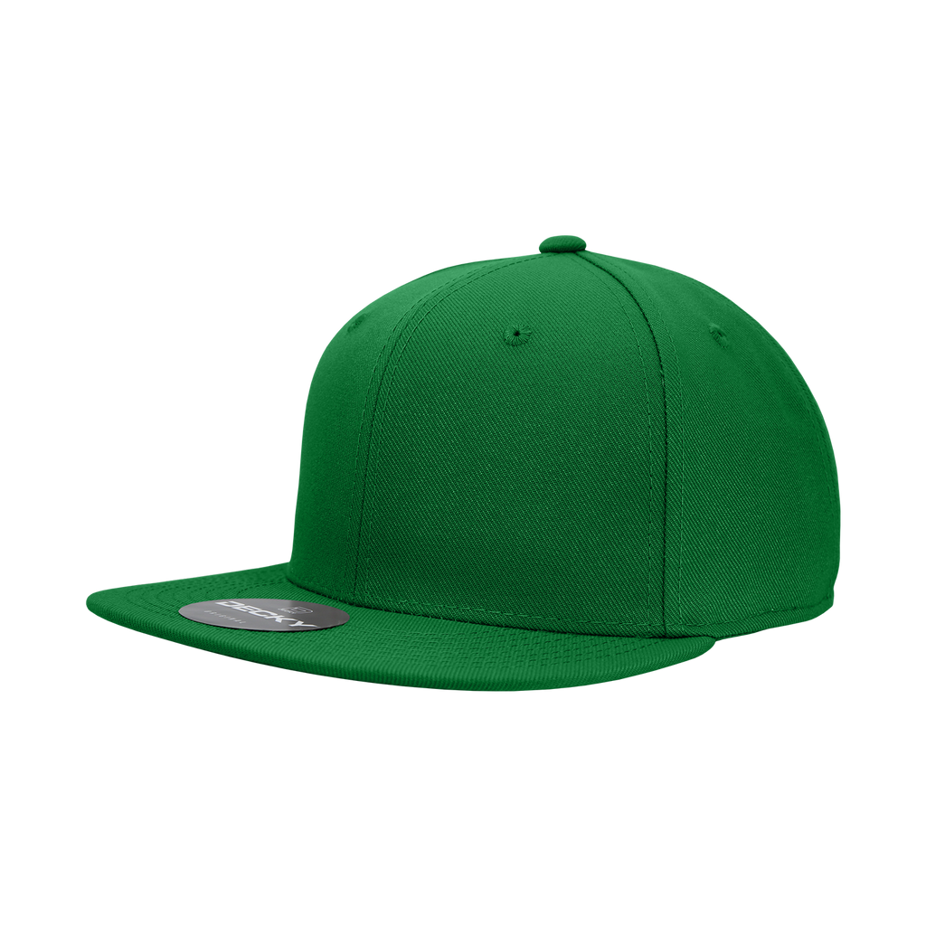 Decky RP1 6 Panel High Profile Structured Acrylic/Polyester Fitted, Aqua