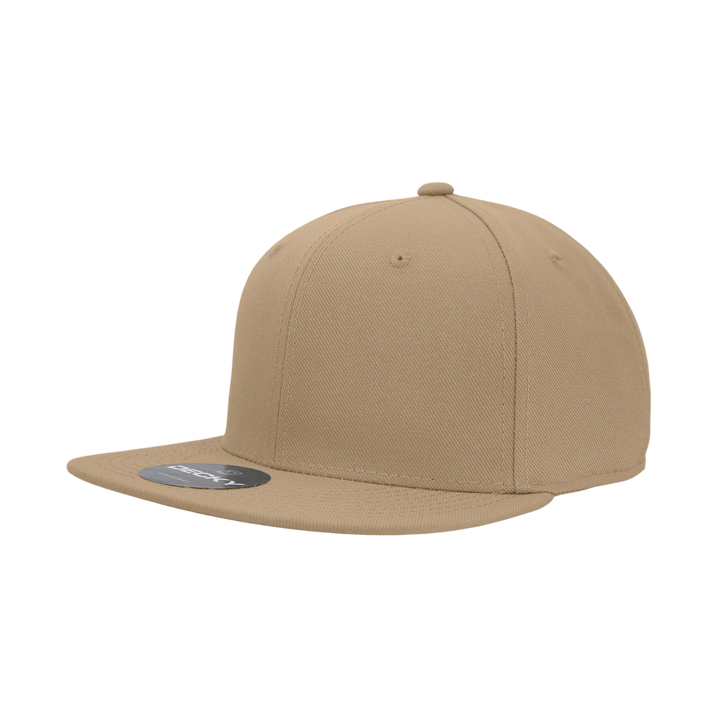 Decky RP1 6 Panel High Profile Structured Acrylic/Polyester Fitted, Aqua
