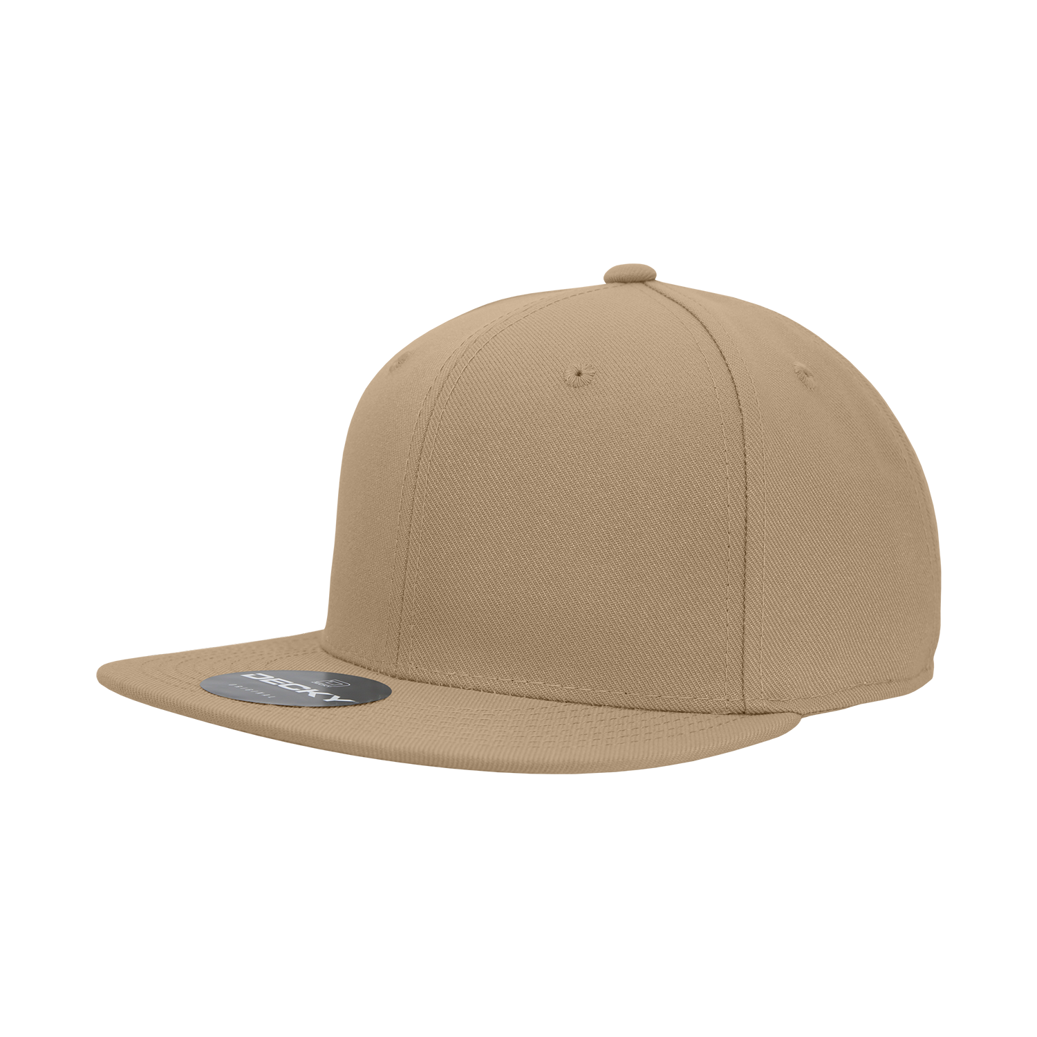 Decky RP1 6 Panel High Profile Structured Acrylic/Polyester Fitted, Aqua
