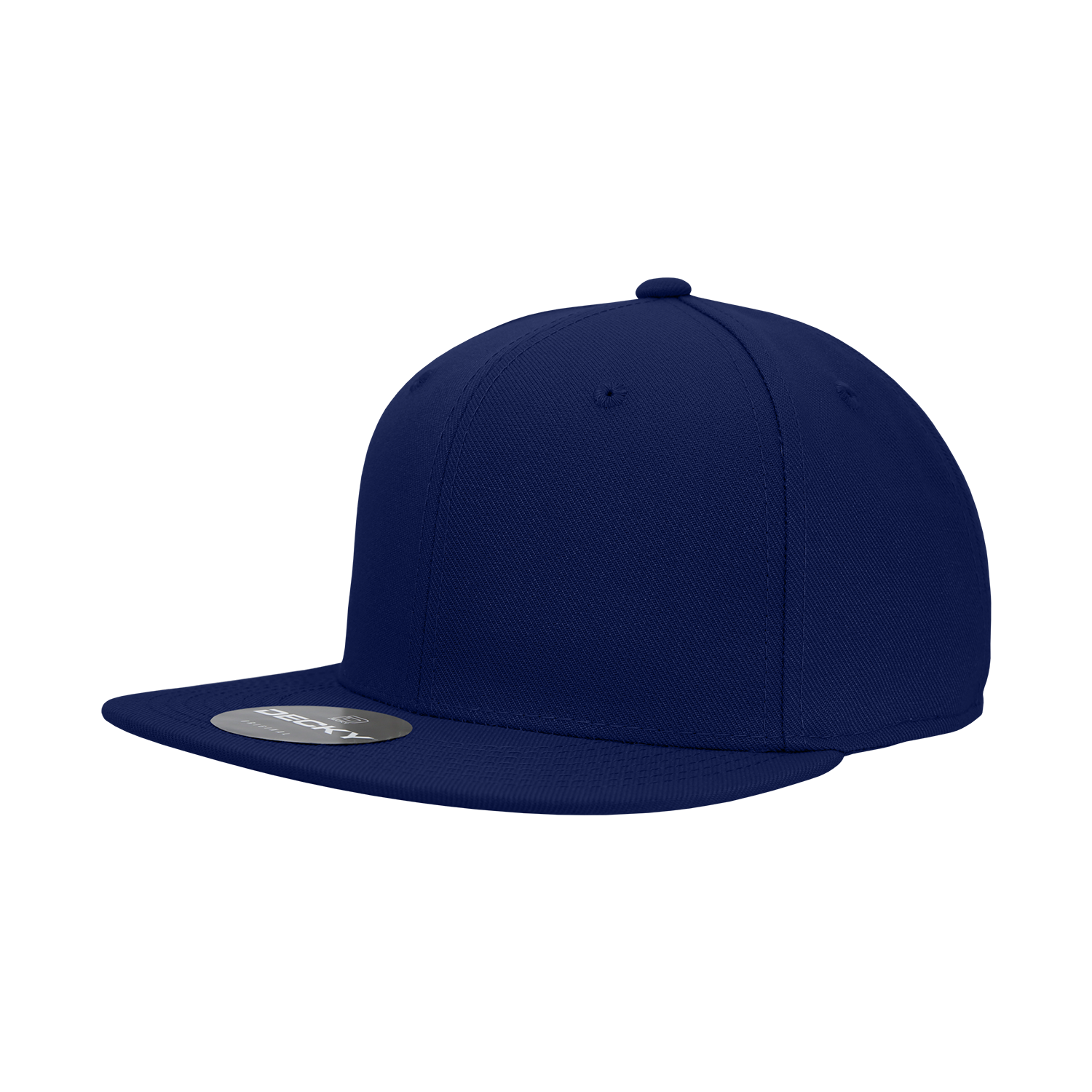 Decky RP1 6 Panel High Profile Structured Acrylic/Polyester Fitted, Aqua