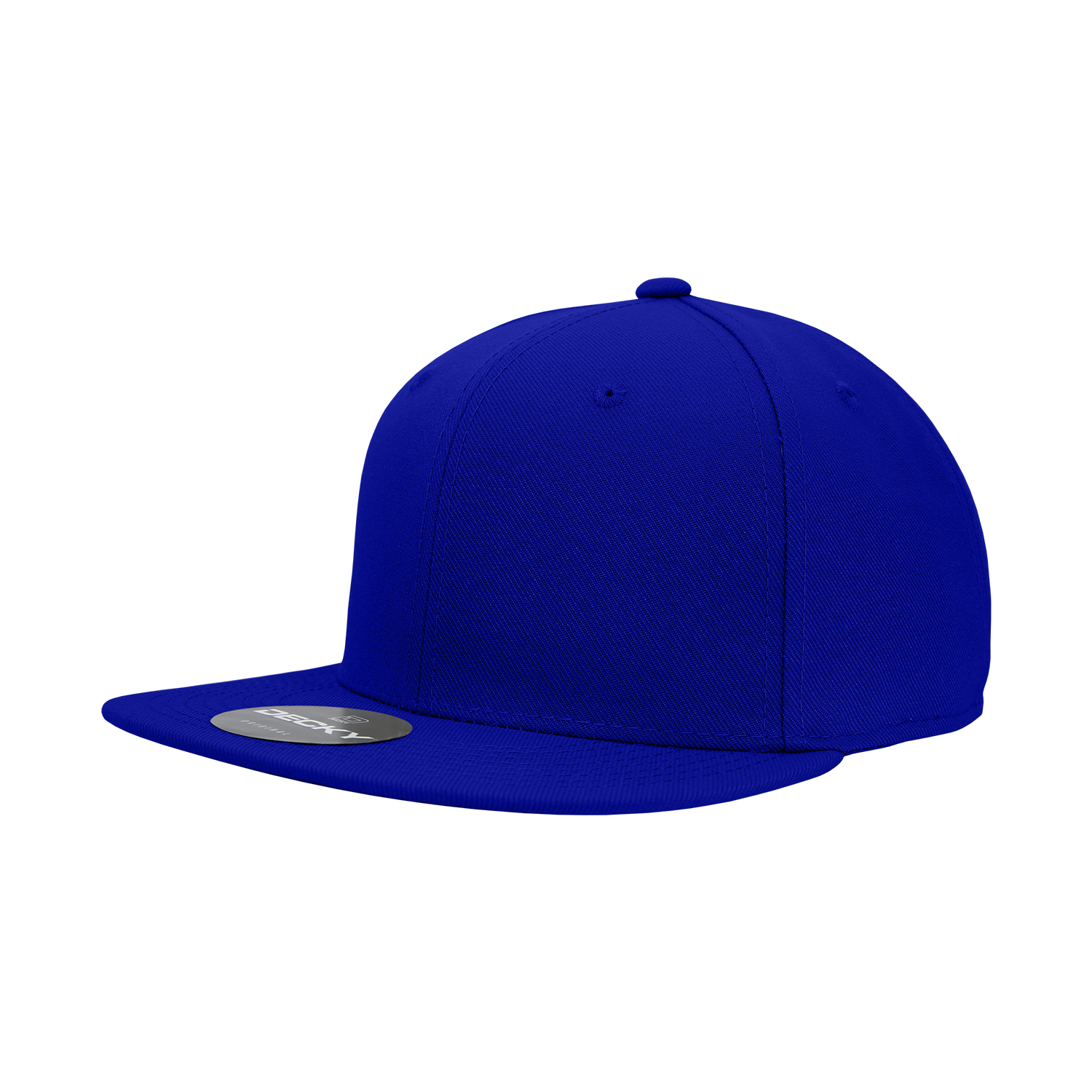 Decky RP1 6 Panel High Profile Structured Acrylic/Polyester Fitted, Aqua