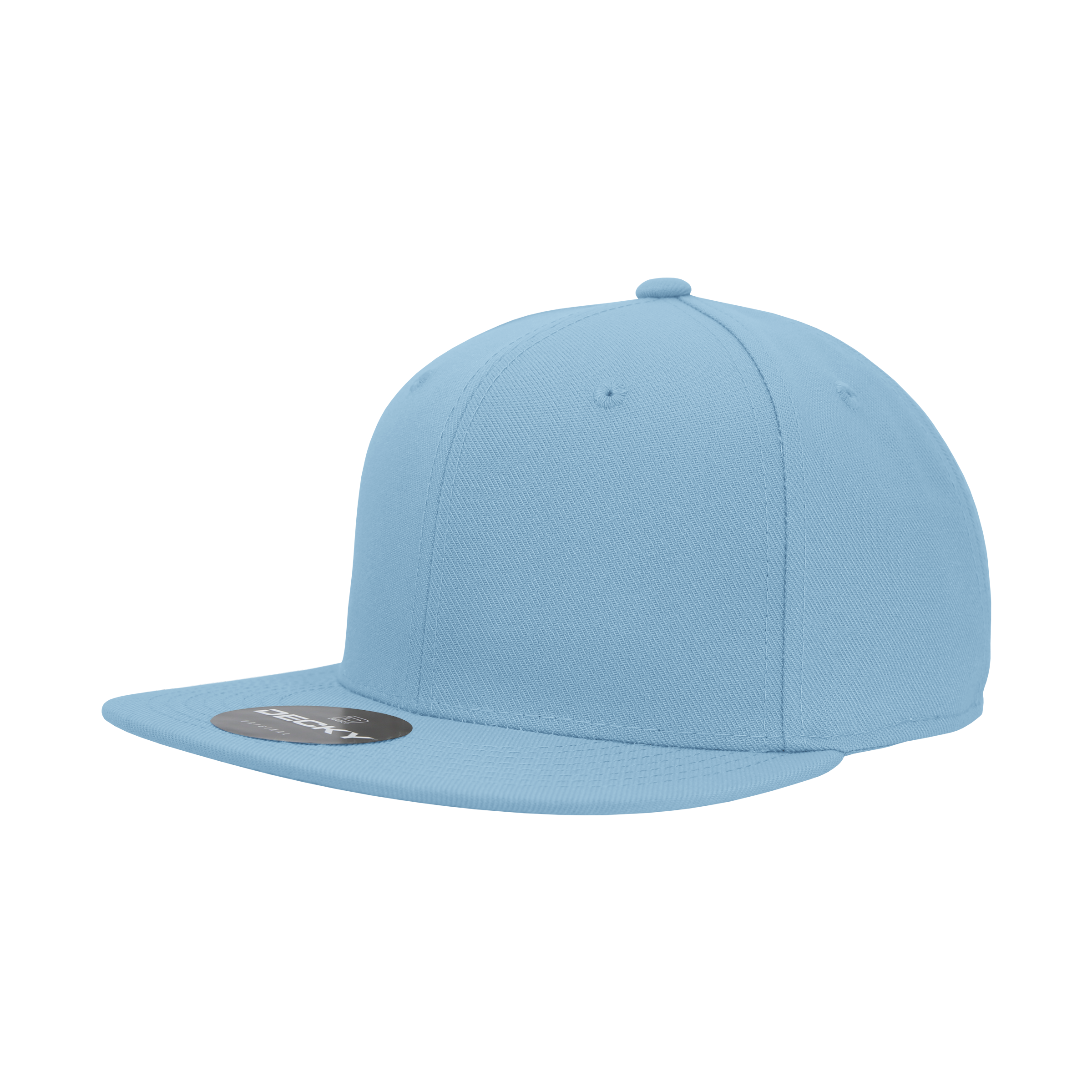 Decky RP1 6 Panel High Profile Structured Acrylic/Polyester Fitted, Aqua