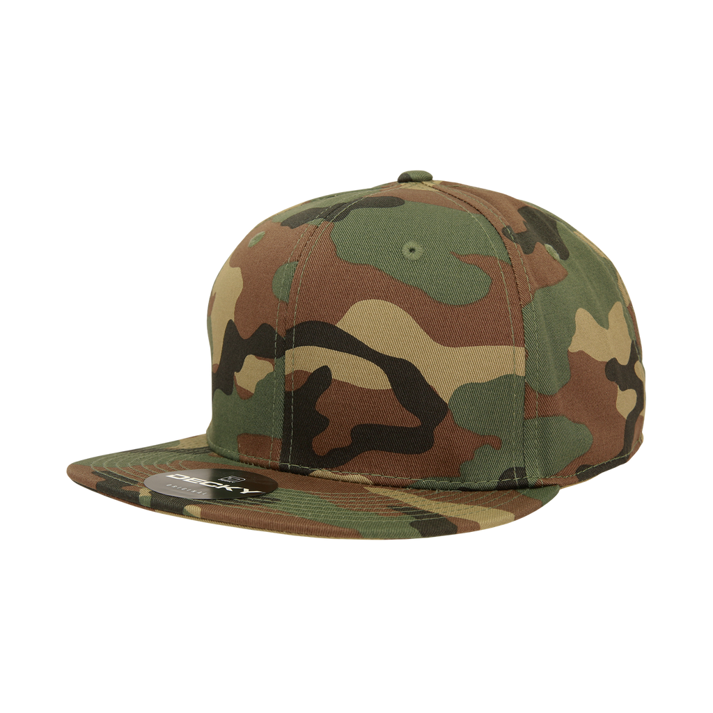 Decky RP1 6 Panel High Profile Structured Acrylic/Polyester Fitted, Aqua
