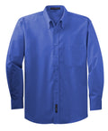 Port Authority S607 DISCONTINUED Port Authority Long Sleeve Easy Care  Soil Resistant Shirt