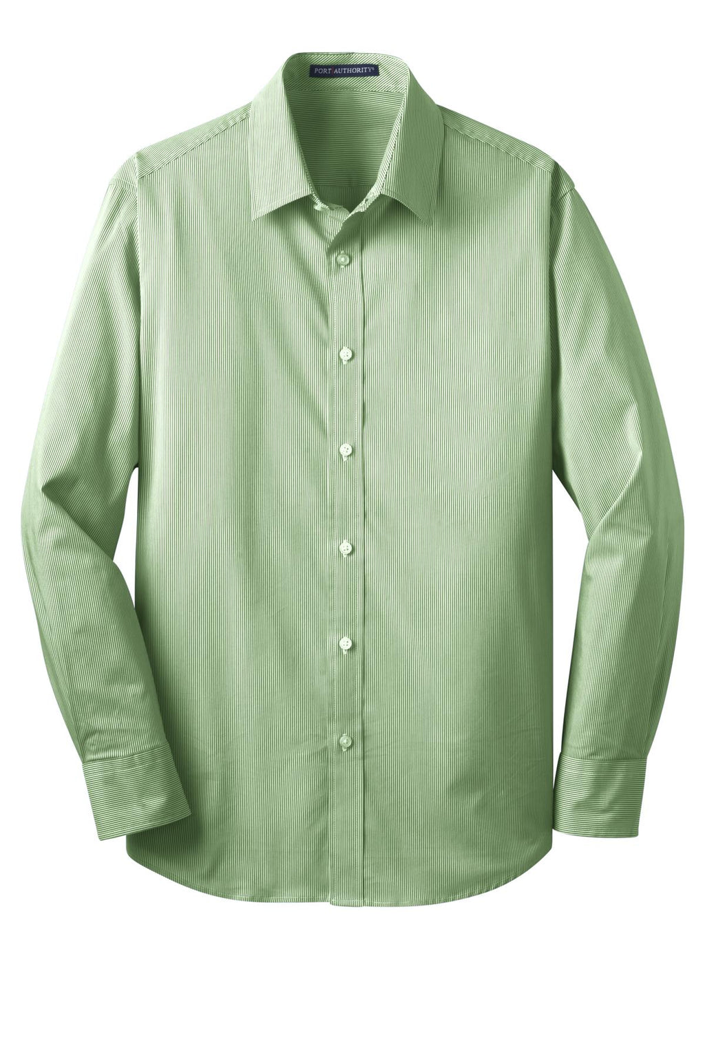 Port Authority S647 DISCONTINUED Port Authority Fine Stripe Stretch Poplin Shirt