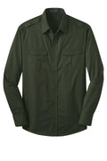 Port Authority S649 Release Roll Sleeve Twill Shirt