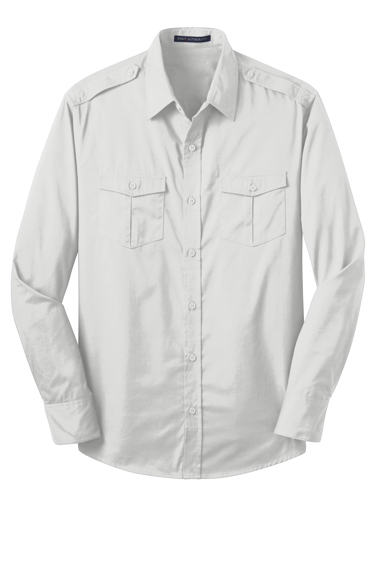 Port Authority S649 Release Roll Sleeve Twill Shirt