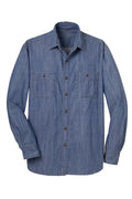 Port Authority S652 DISCONTINUED Port Authority Patch Pockets Denim Shirt