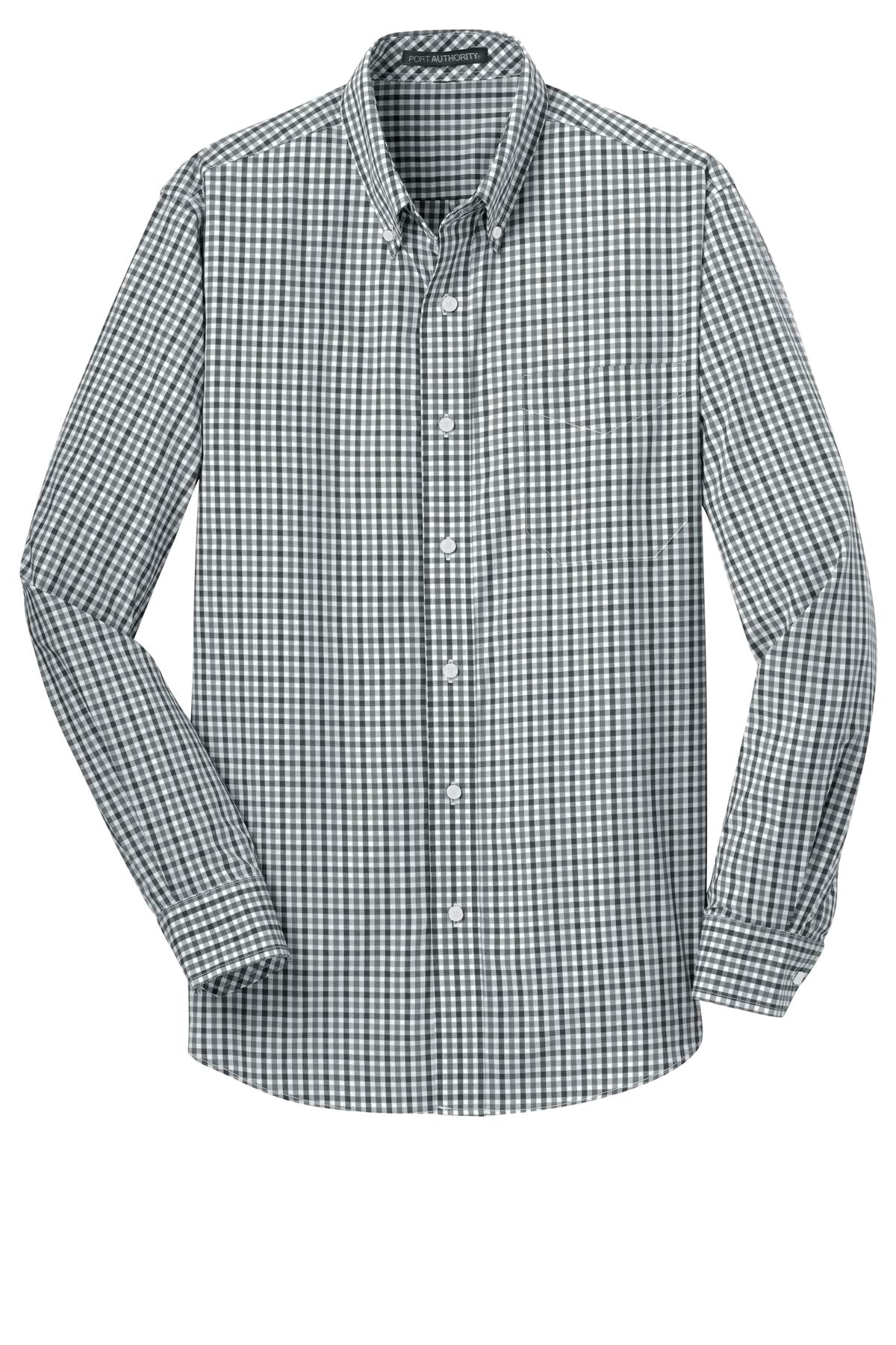 Port Authority S654 DISCONTINUED Port Authority Long Sleeve Gingham Easy Care Shirt
