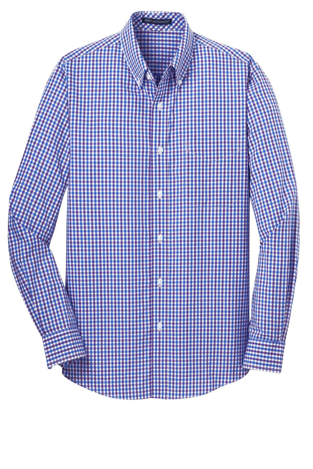 Port Authority S654 DISCONTINUED Port Authority Long Sleeve Gingham Easy Care Shirt