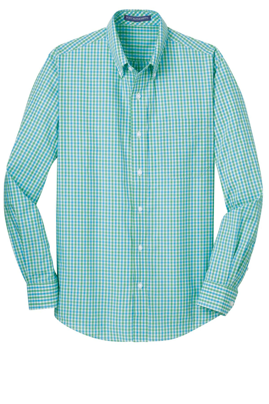 Port Authority S654 DISCONTINUED Port Authority Long Sleeve Gingham Easy Care Shirt