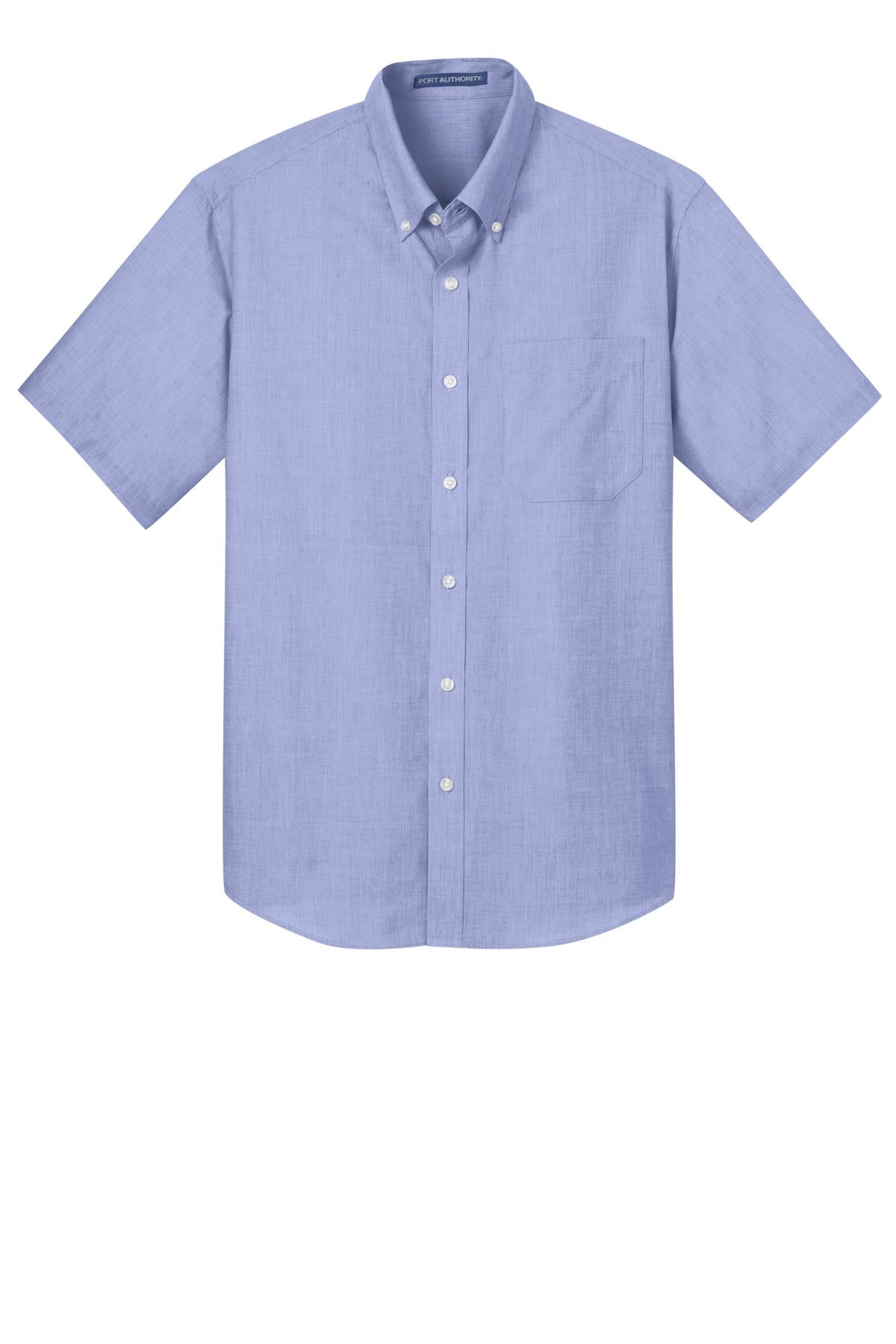 Port Authority S656 DISCONTINUED Port Authority Short Sleeve Crosshatch Easy Care Shirt